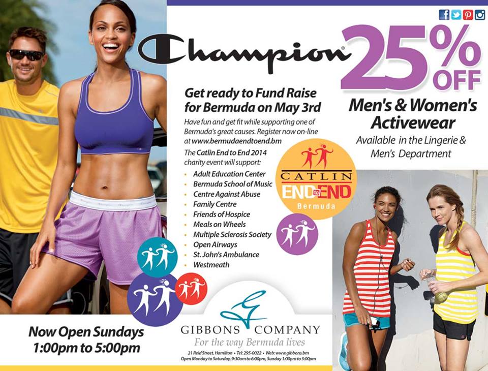 Bermuda Gibbons Company Activewear Sale 