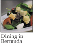 Dining in Bermuda