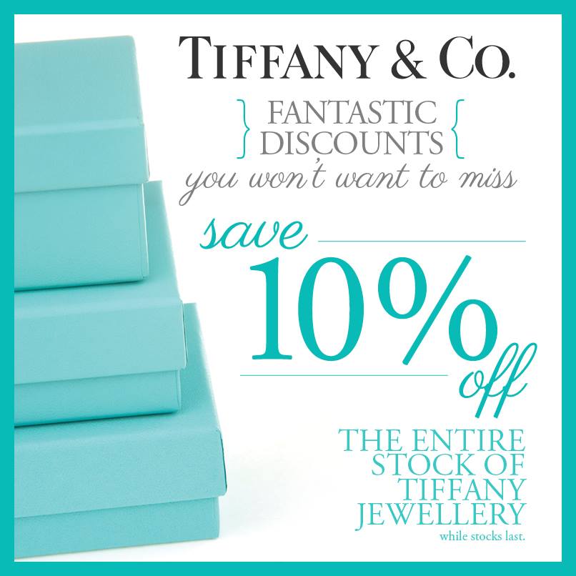 tiffany jewellery sale