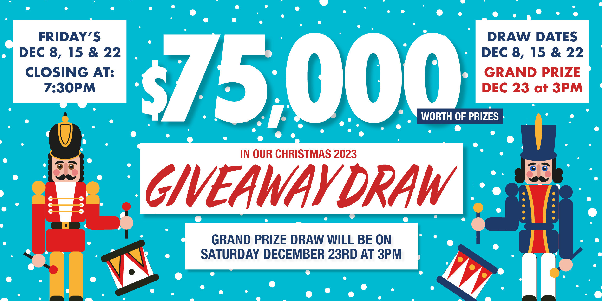 Masters Christmas Giveaway Draw!!