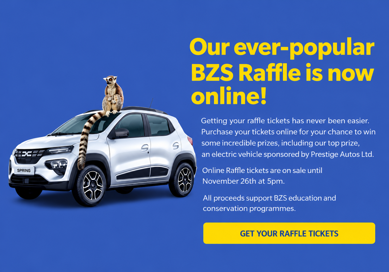 BZS Raffle 2026 – Win an Electric Vehicle and Exciting Prizes!