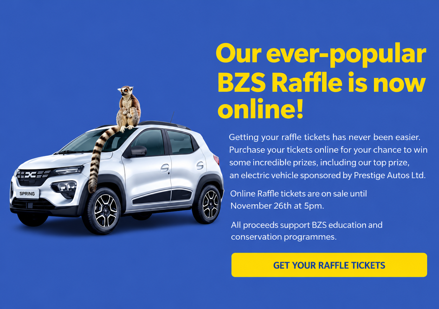 BZS Raffle 2026 – Win an Electric Vehicle and Exciting Prizes!