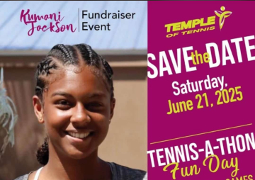 Temple of Tennis - Kumani Jackson Fundraiser Event 