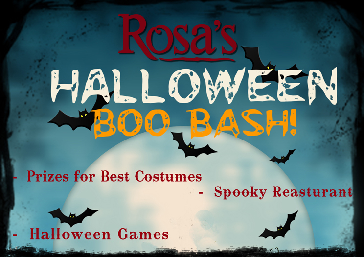 Rosa's Halloween Boo Bash!