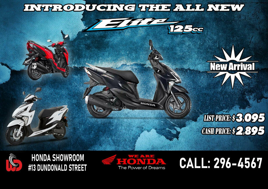 World Distributors NEW Honda Elite 125cc
