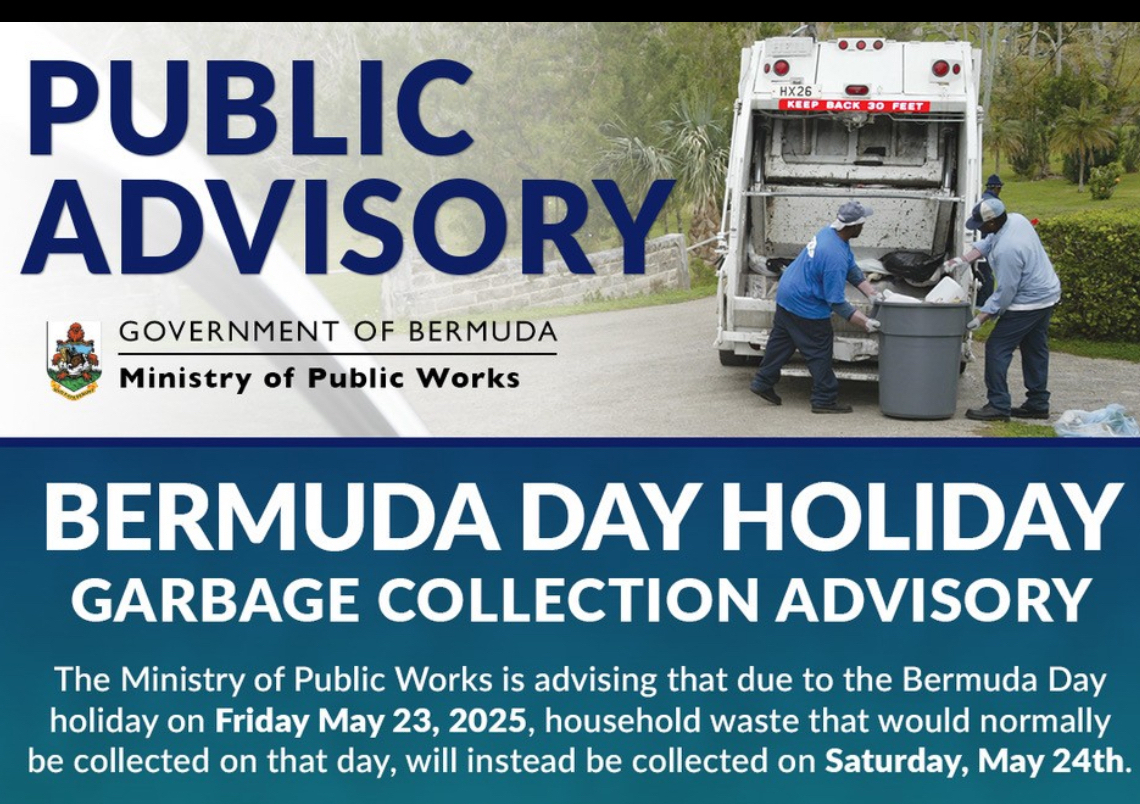 Bermuda Day Holiday - Garbage Collection Advisory 