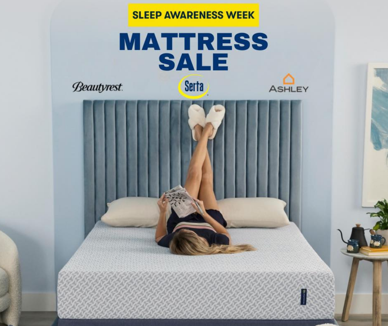 SLEEP AWARENESS WEEK MATTRESS SALE at Ashley Furniture Bermuda!