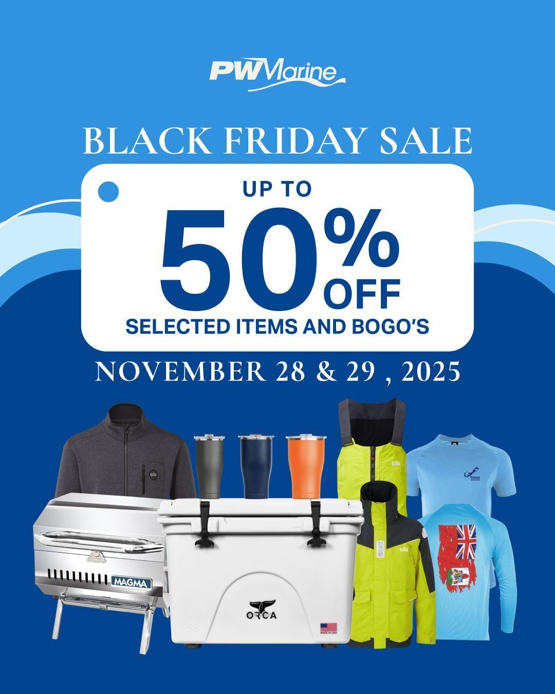 PW Marine Bermuda Black Friday Sale!
