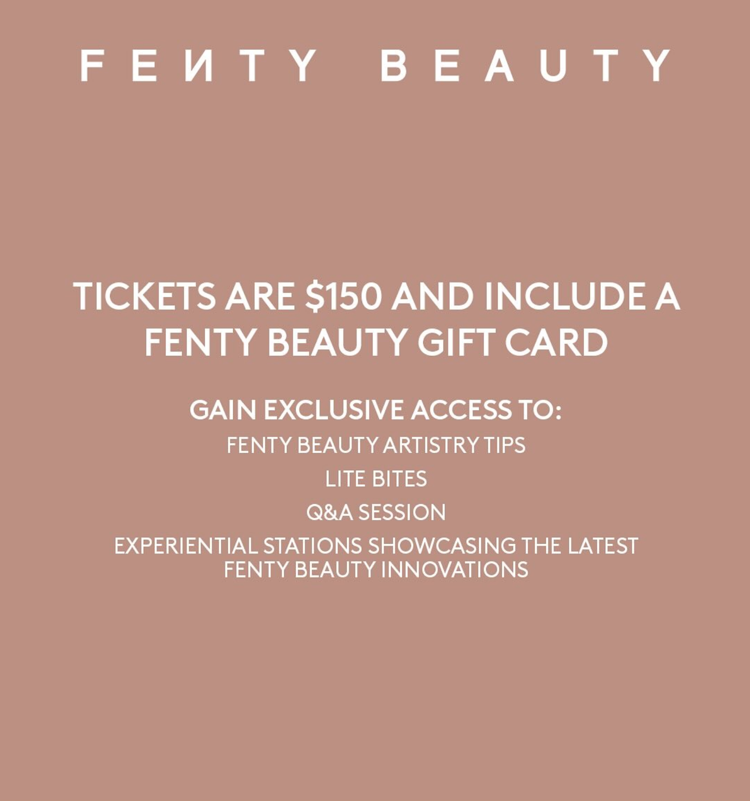 Exclusive Beauty Talk by FENTY Global Artistry Ambassador Naima Bremer