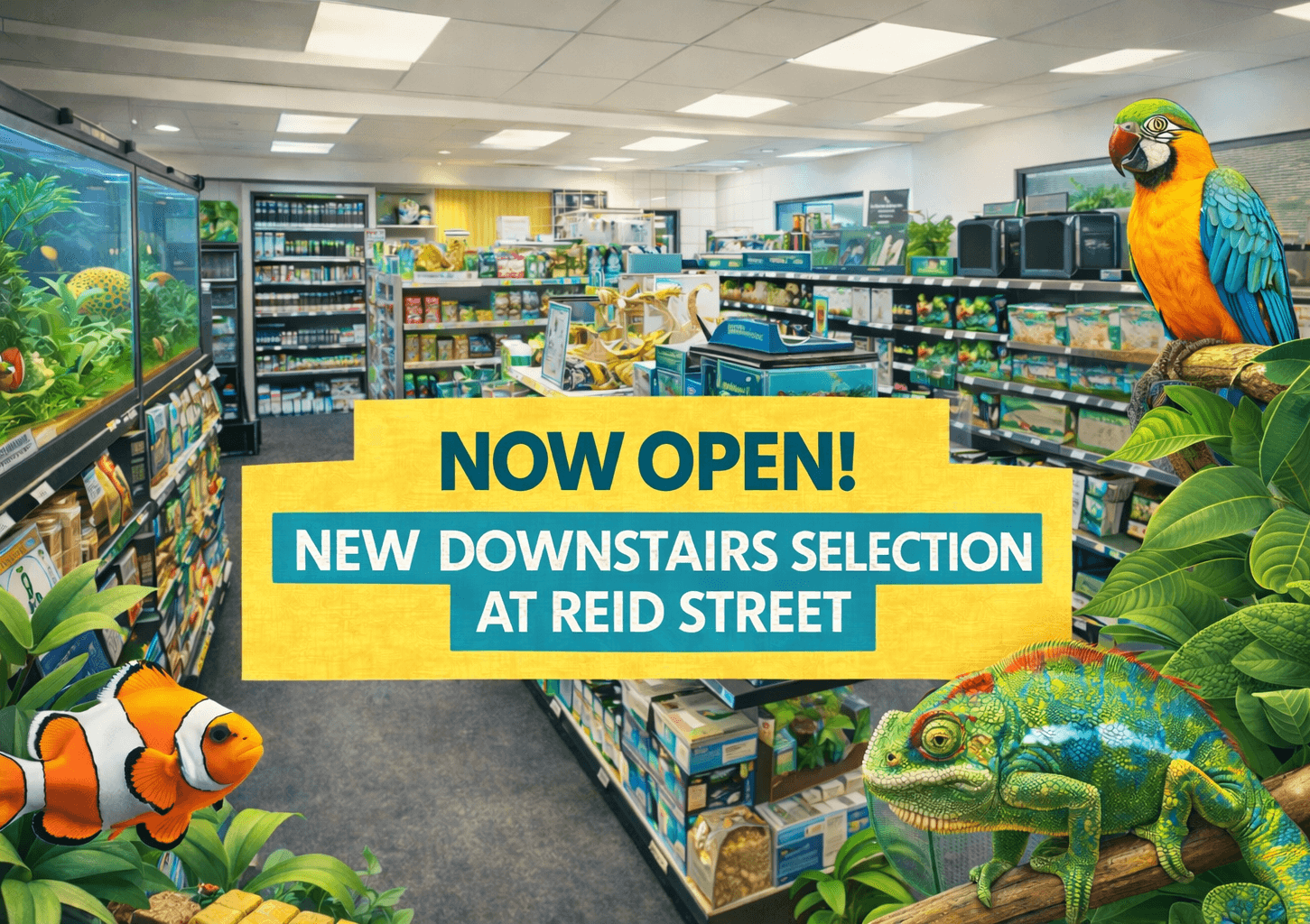 New Downstairs Selection Now Open At Reid Street Location