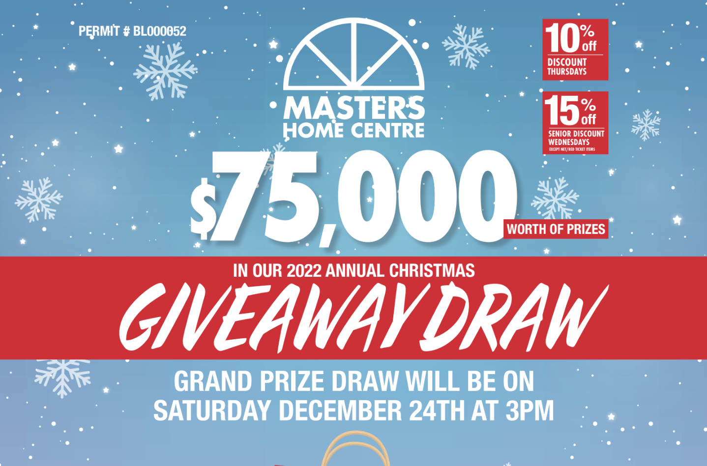 Masters Christmas Giveaway Draw!!