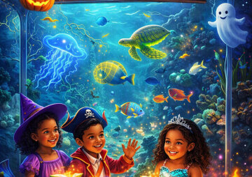 Halloween at the Bermuda Aquarium
