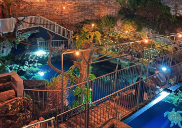 The Sapphire Veil: Sound Bowl Healing at Devils Hole Grotto