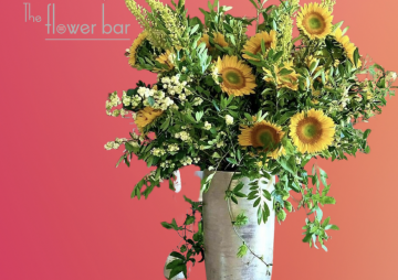 Tall Floral Arrangement Workshop at The Flower Bar