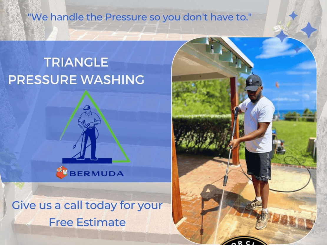 Triangle Pressure Washing Bermuda