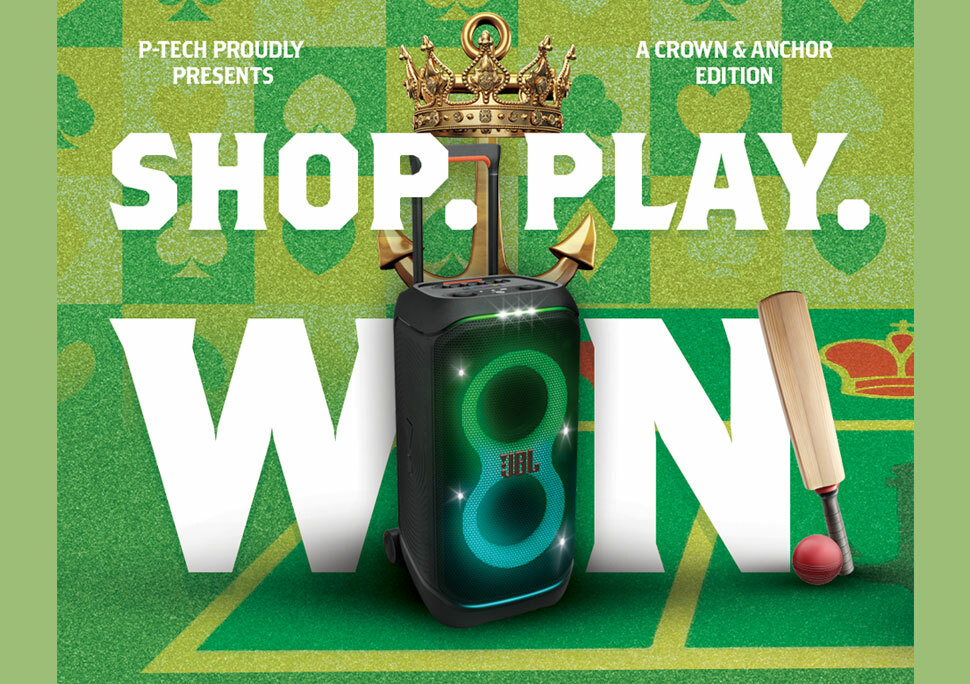 P-Tech & iClick | SHOP. PLAY. WIN. | A CROWN & ANCHOR EDITION