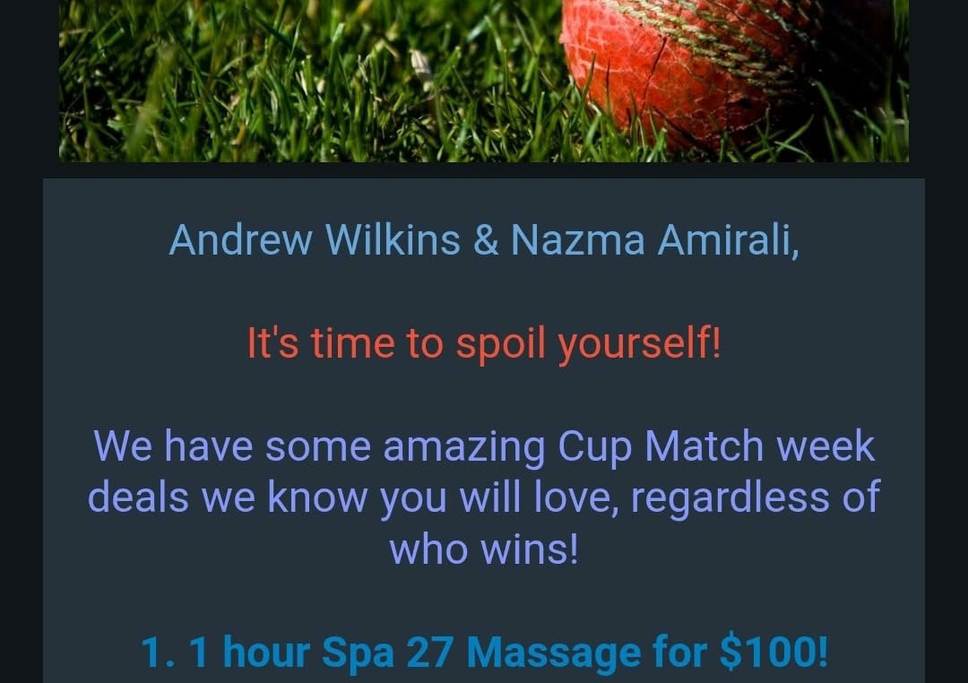 Get your CupMatch Glow at Spa 27!