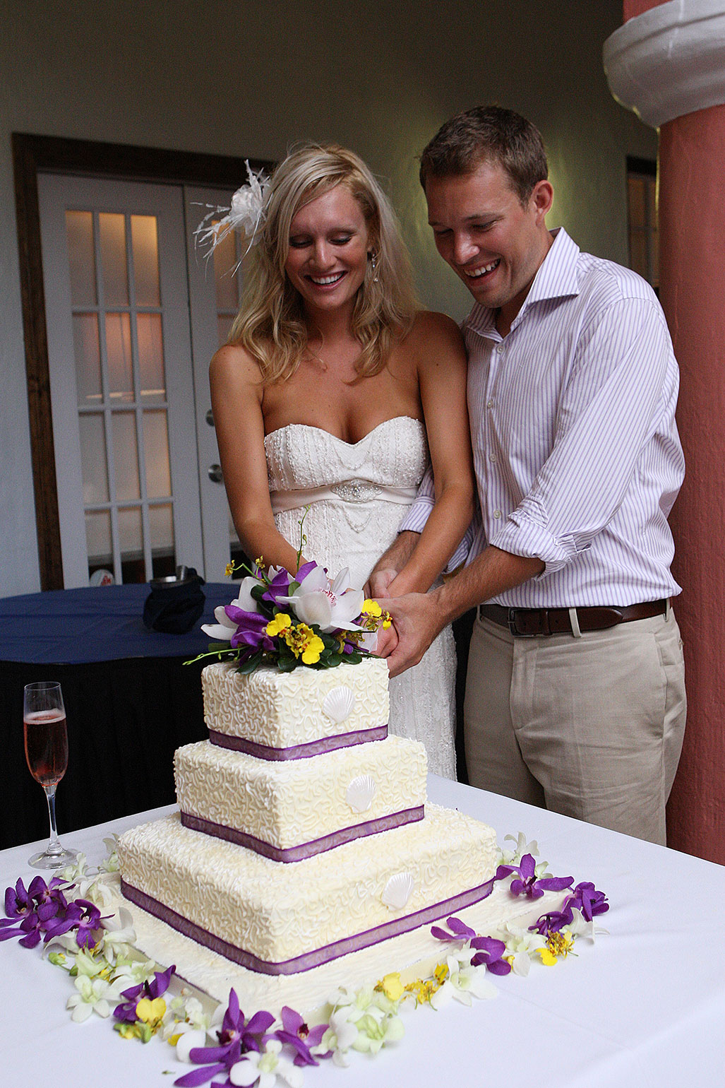 Bermuda Wedding Cake