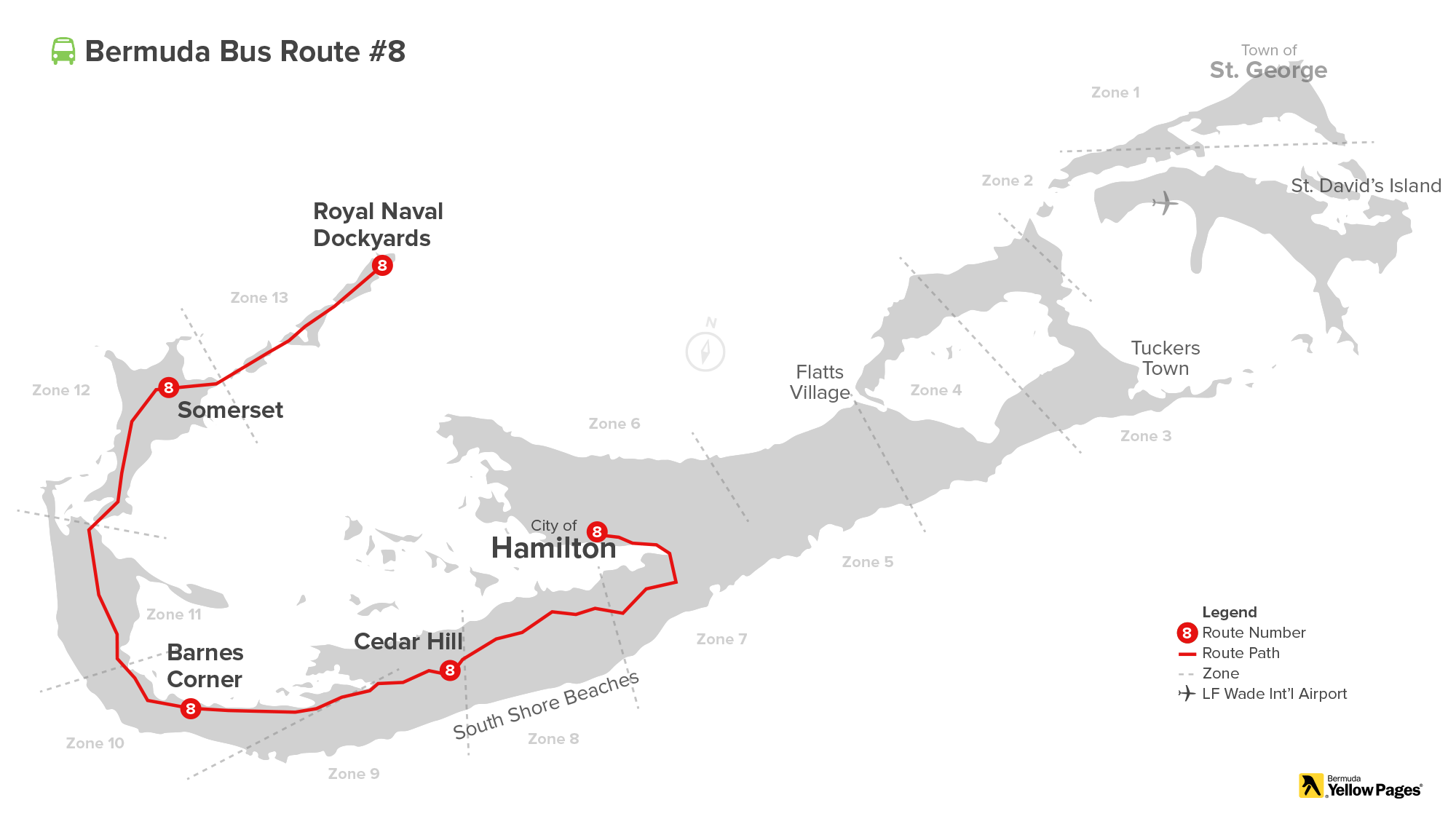 Bermuda Bus Route #8